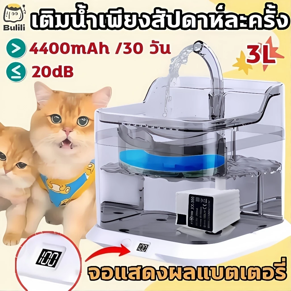 5 เหตุผลที่คุณควรเลือกซื้อ น้ำพุแมว 3L (อัปเดท 2025)