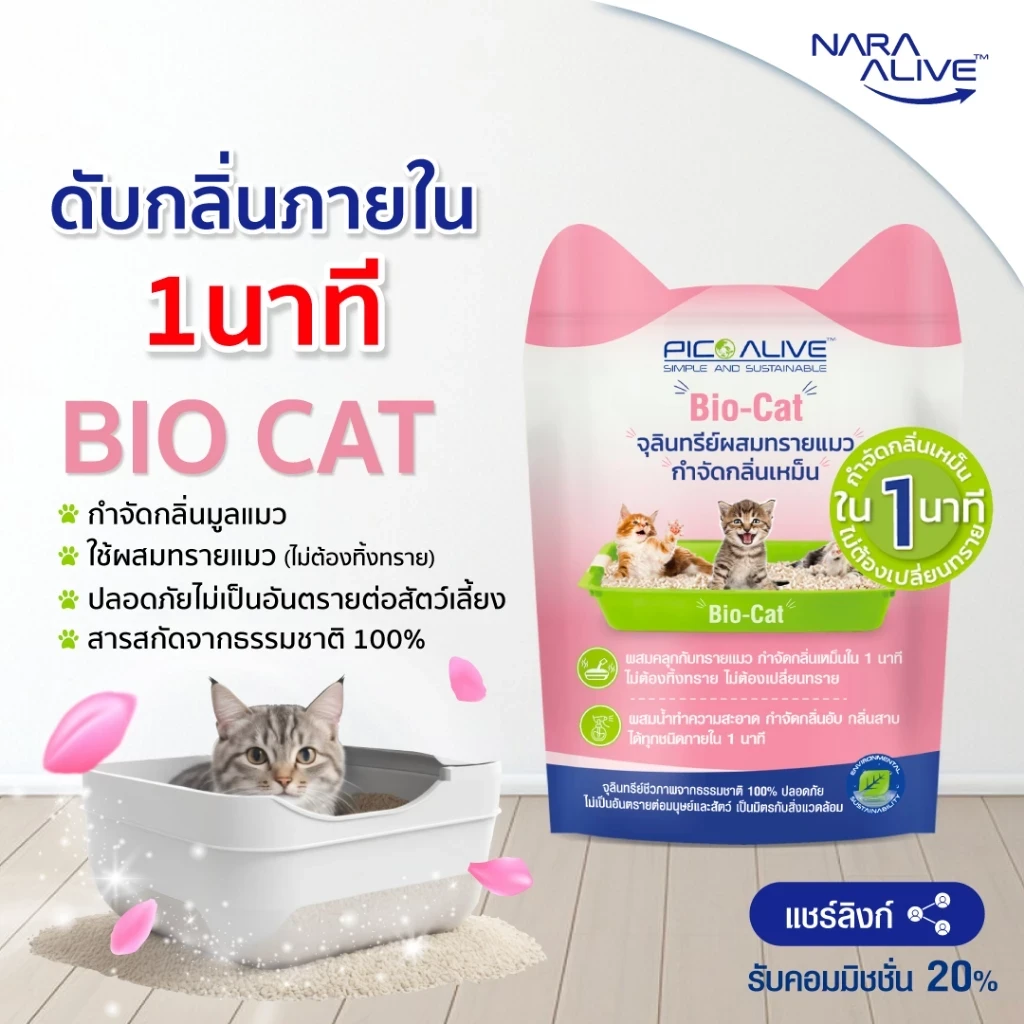 5 เหตุผลที่คุณควรเลือกซื้อ "Bio Cat 100g. จุลินทรีย์ดับกลิ่นฉี่แมว ฉี่หมาใน 1 นาที ผงโรยทรายแมว น้องเลียได้ ดับกลิ่นแมว ดับกลิ่นหมา ประหยัดเงิน" (อัปเดท 2025)