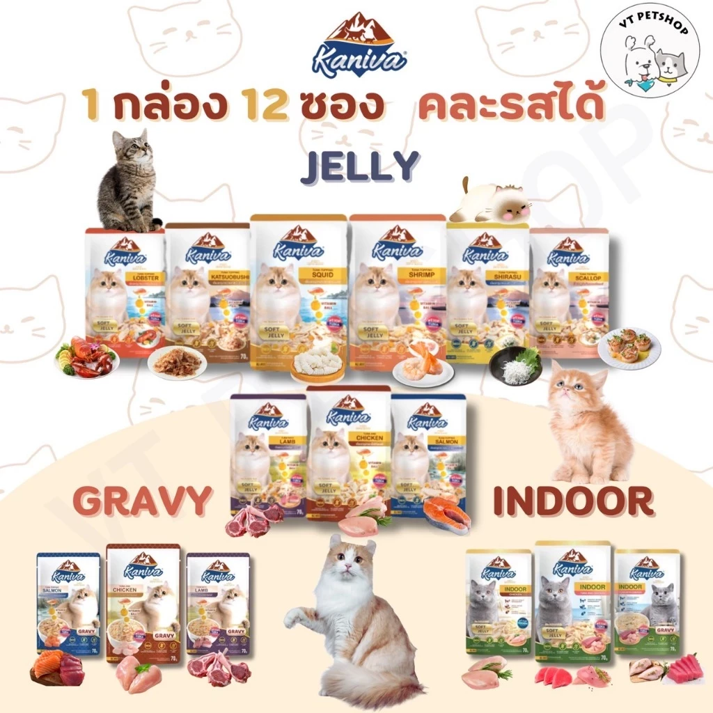 5 เหตุผลที่คุณควรเลือกซื้อ "Kaniva อาหารเปียก Kaniva เนื้อปลาทูน่าเน้นๆ ทานได้ทุกช่วงวัย ไม่เติมเกลือ 70 กรัม (12 ซอง)" (อัปเดท 2025)