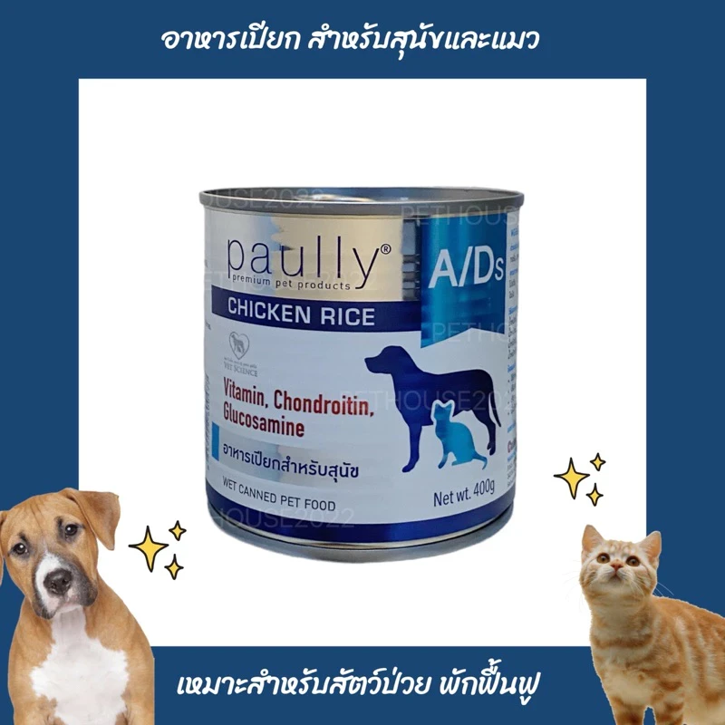 5 เหตุผลที่คุณควรเลือกซื้อ "Paully A/D อาหารเปียกสำหรับสัตว์ป่วยพักฟื้น" (อัปเดท 2025)