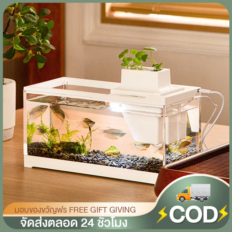 5 เหตุผลที่คุณควรเลือกซื้อ "ตู้ปลาขนาดเล็ก 301319.3cm ตู้ปลา อ่างปลาพลาสติก โคมไฟตู้ปลา LEDสามารถปรับได้ ตู้ปลากัด ตู้ปลาเล็ก ตู้เลี้ยงปลา" (อัปเดท 2025)