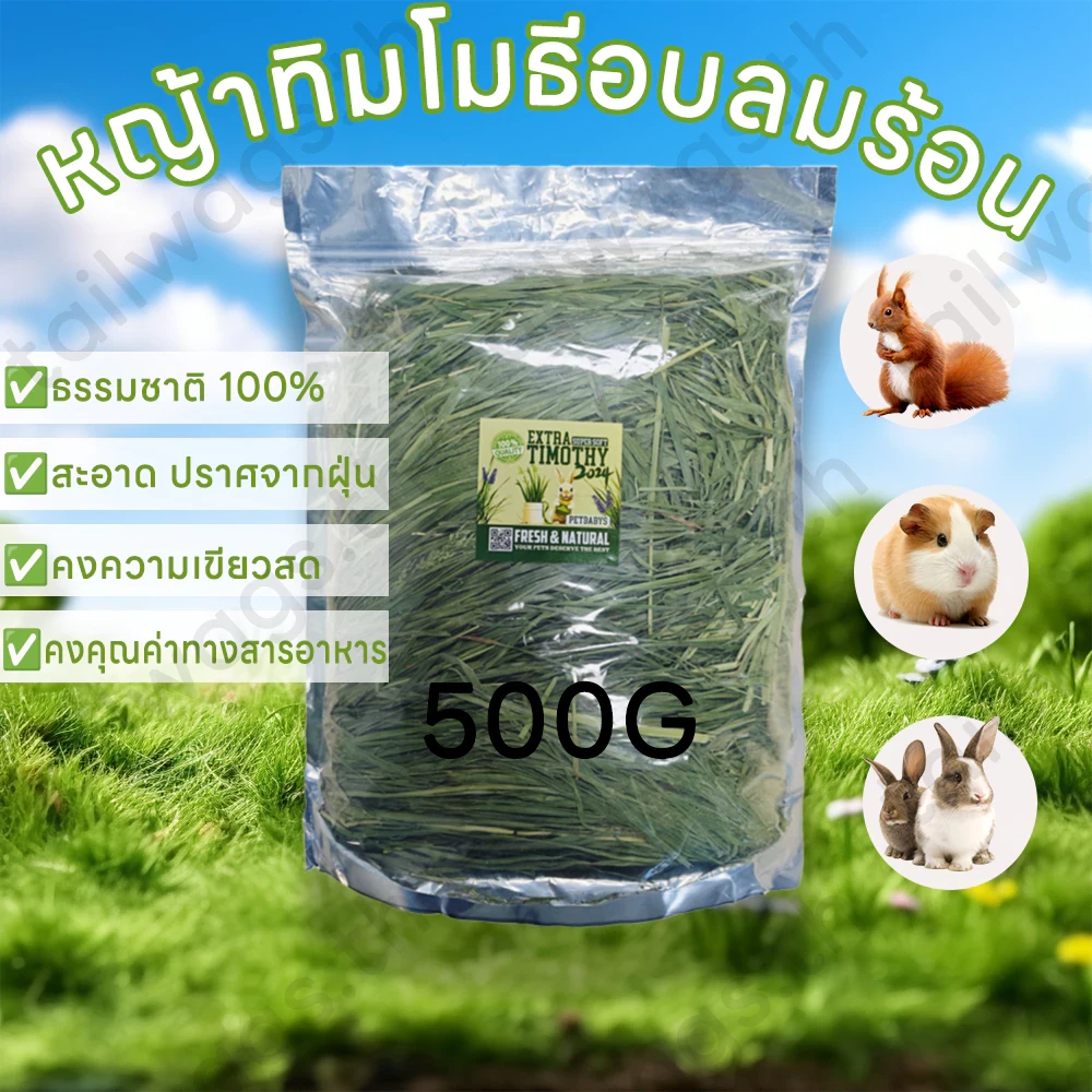 5 เหตุผลที่คุณควรเลือกซื้อหญ้าทิโมธีอบลมร้อน 500G (อัปเดท 2025)