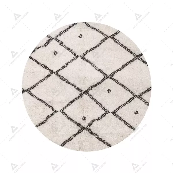 Fleck Splash Round Kitchen Mat